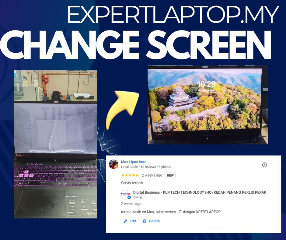 Professional Laptop & Macbook Repair www.expertlaptop.my